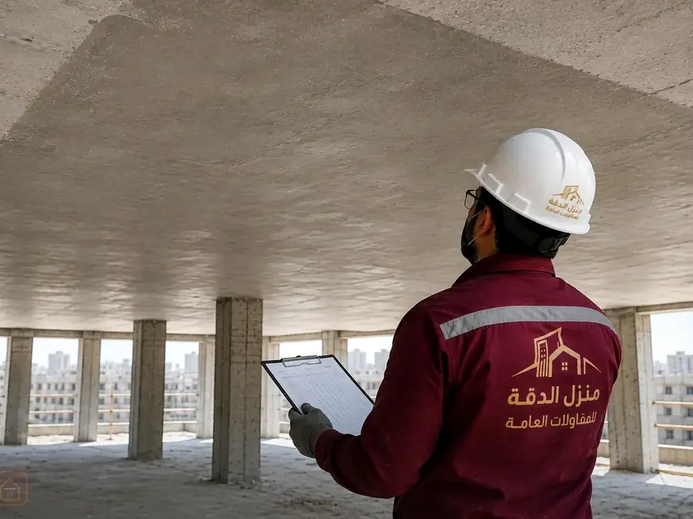 معالجة وإصلاح الخرسانة والأسقف في الجموم — نتيجة الأعمال بعد التنفيذ