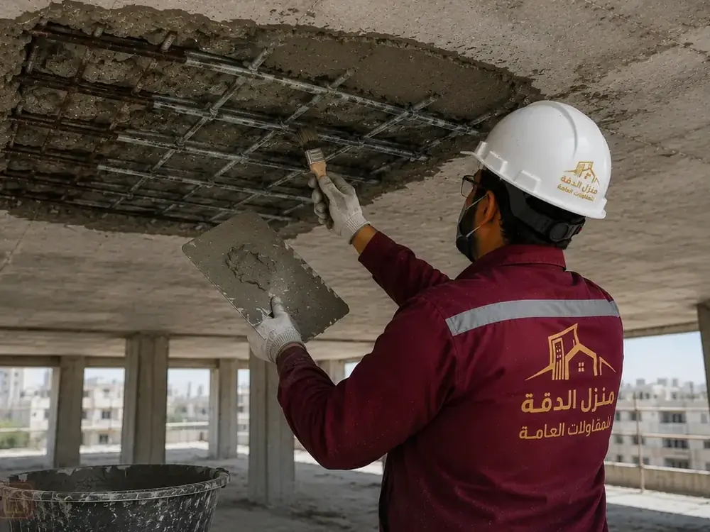 معالجة وإصلاح الخرسانة والأسقف في مكة