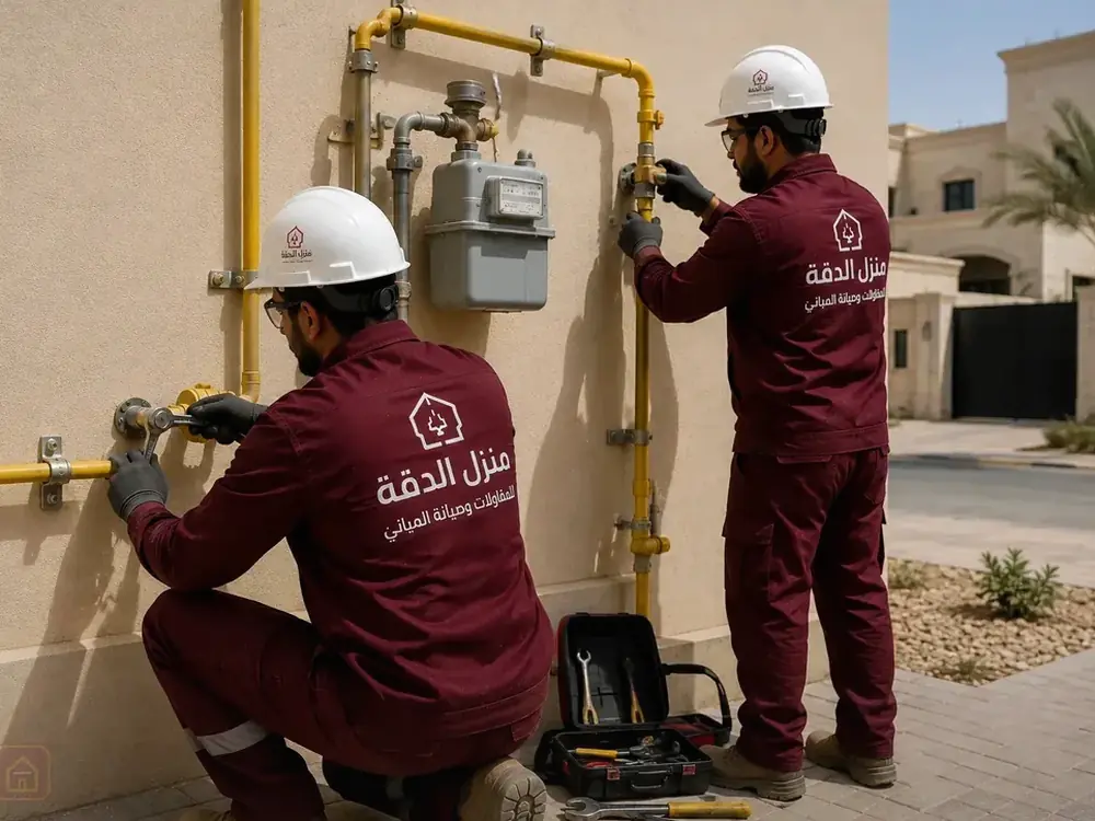 تمديدات وشبكات الغاز في مكة — نتيجة الأعمال بعد التنفيذ