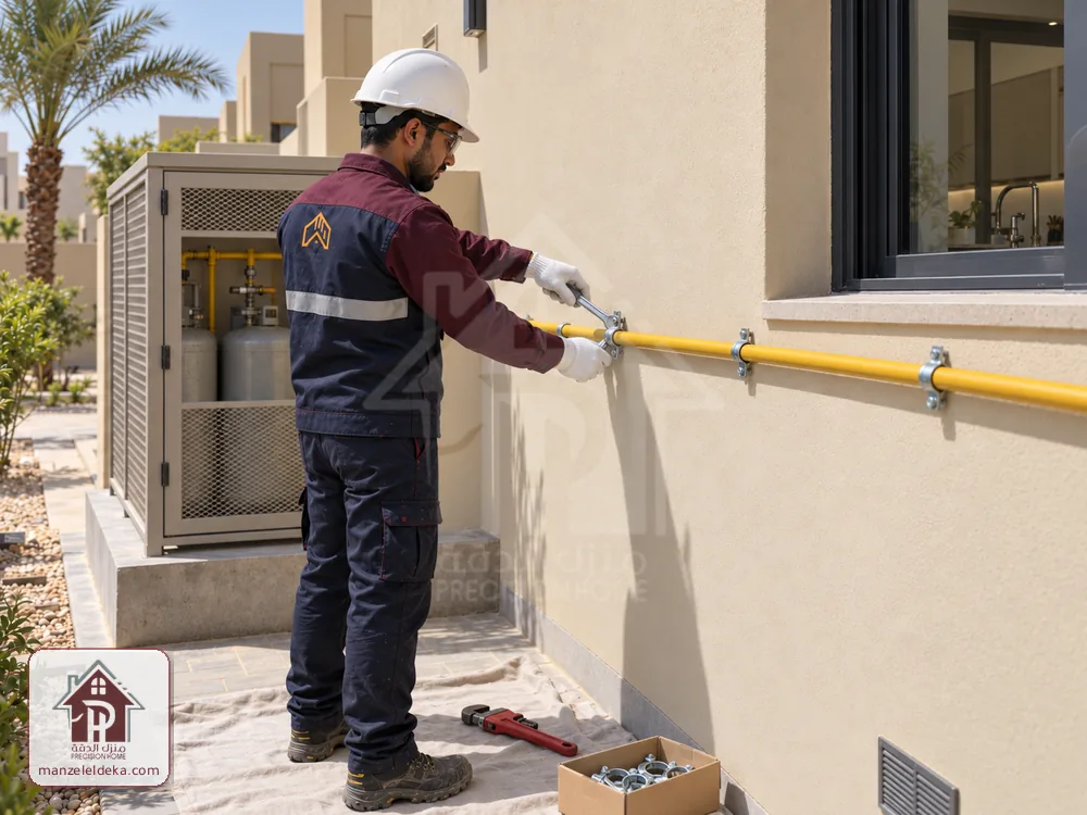 تمديدات وشبكات الغاز في الرياض