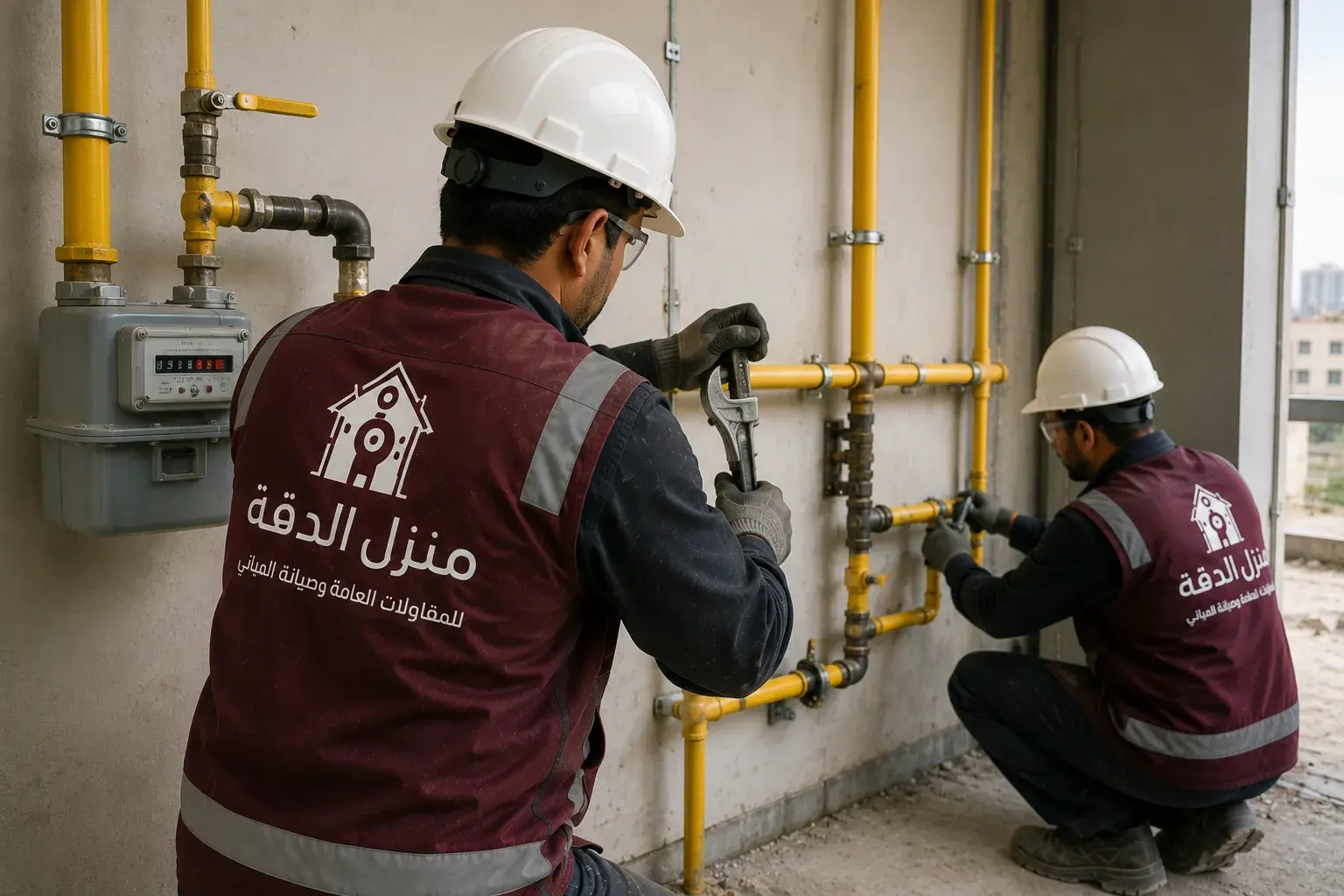 تمديدات وشبكات الغاز للمباني - النتيجة