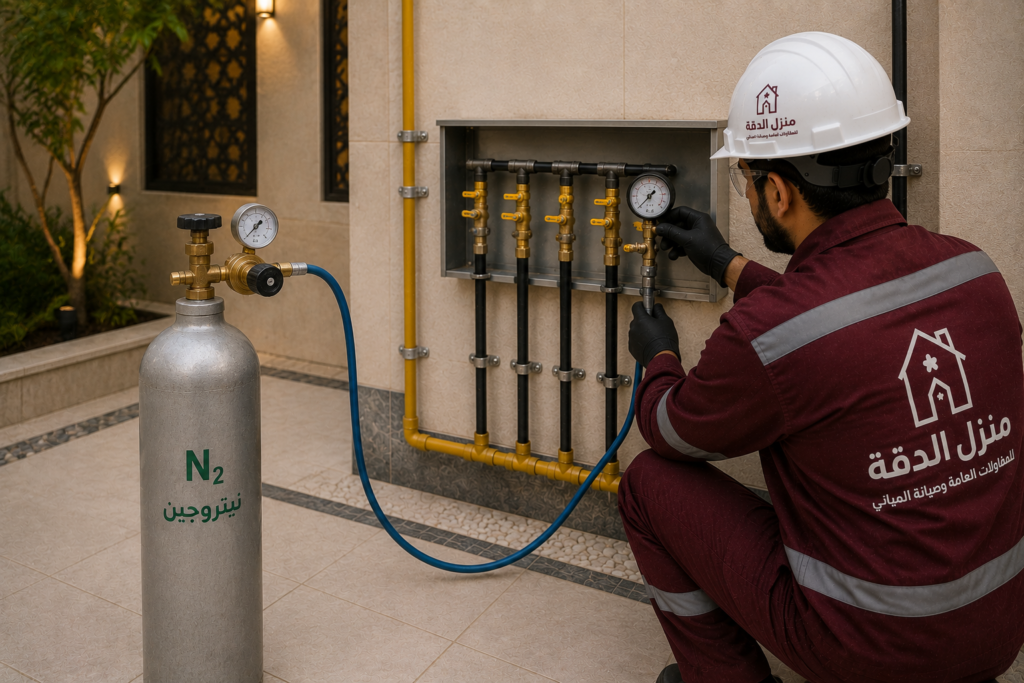 تمديدات وشبكات الغاز في مكة — نتيجة الأعمال بعد التنفيذ