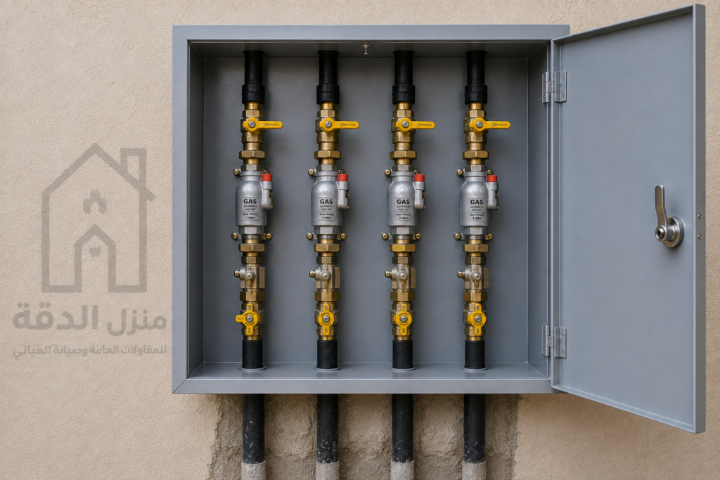 تمديدات وشبكات الغاز في الرياض — مرحلة فحص وتشخيص الحالة