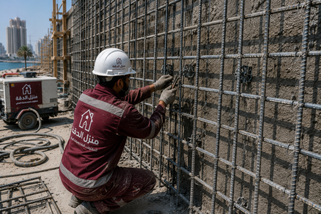 الشوت كريت في جدة — مرحلة تنفيذ الأعمال